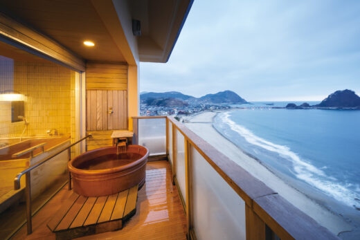 Yaotome guest room with open-air bath