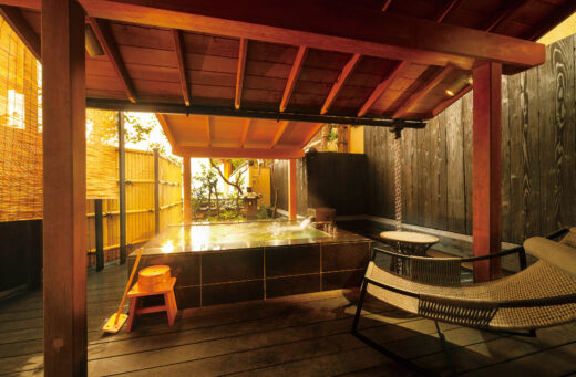 Kagaya guest room open-air bath