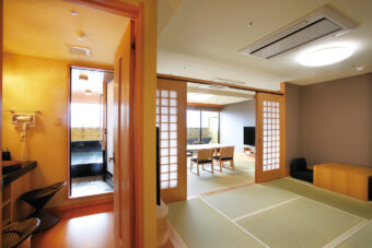 Keizan open-air bath guest room "Shokyakuden"