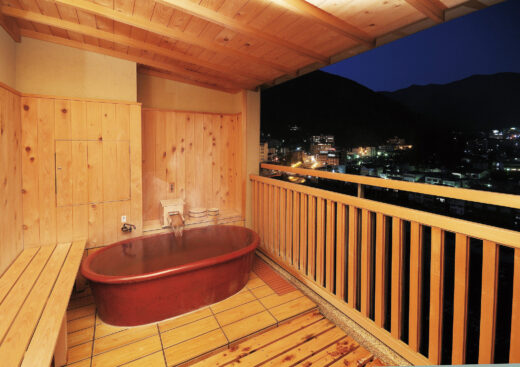 Suimeikan Rinsenkaku "Rooms with open-air baths"