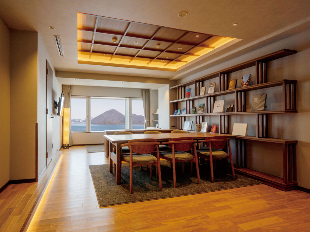 Lake Toya Lakeside Japanese-Western room with hot spring panoramic bath