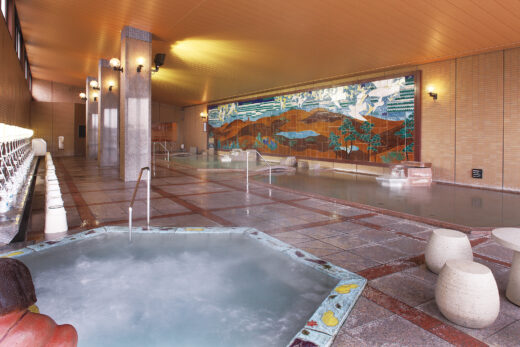 Kintarou Onsen Large Bath with Mural