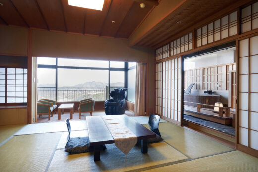 Hyoe Koyokaku special room with open-air bath