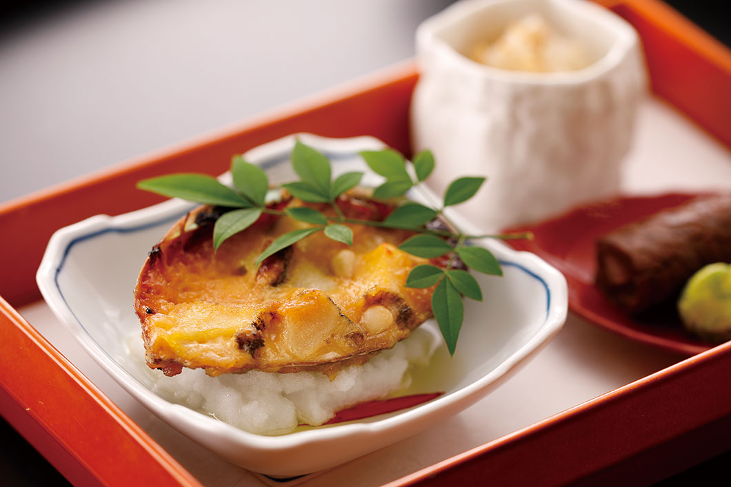 Image: Grilled abalone with miso sauce