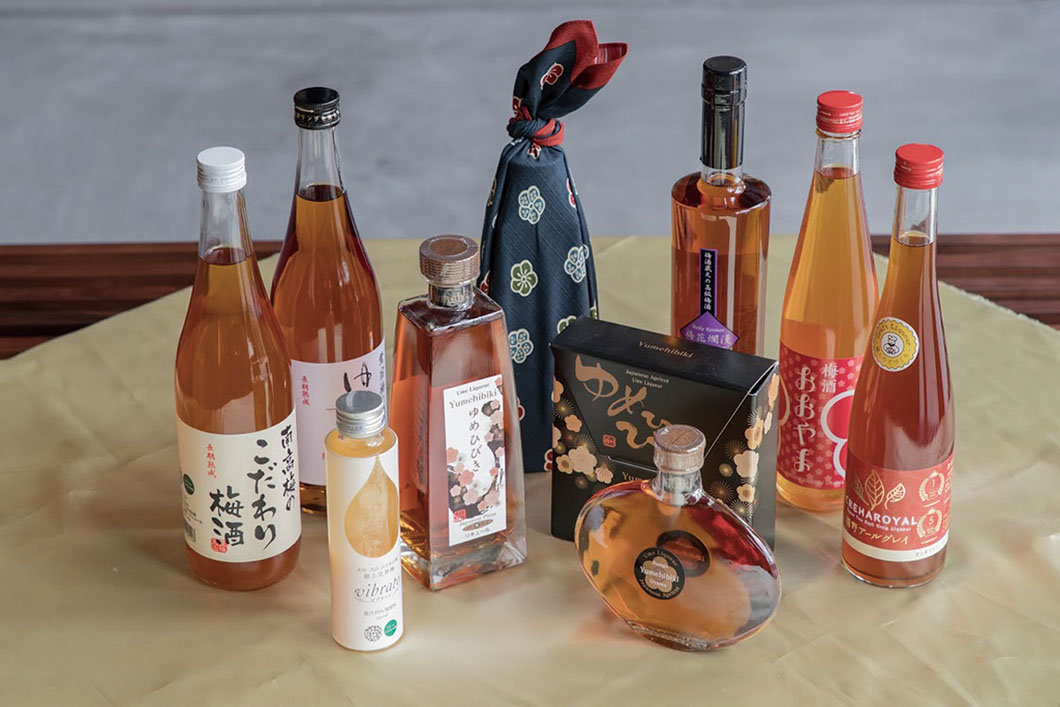 Image: Various plum wines