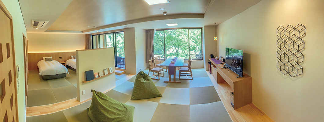 Image: A guest room where you can feel the seasonal breeze