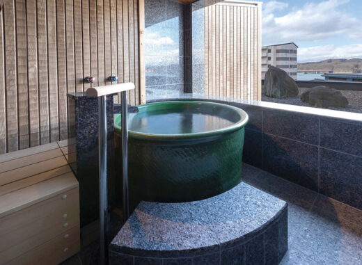 Image: Open-air bath