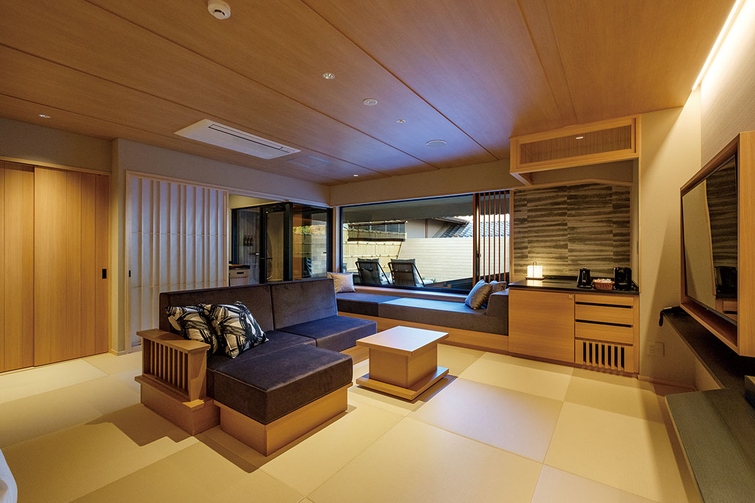 Image: "Moeone" concept room with terrace and open-air bath