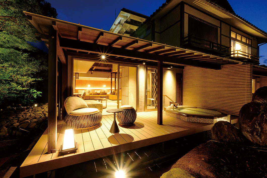 Photo: Maisonette room with terrace and open-air bath