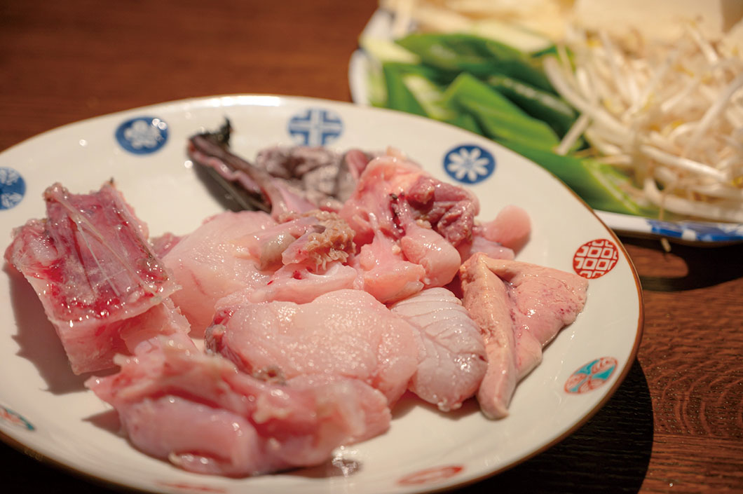 Image: Izura Kanko Hotel/Monkfish hotpot ingredients