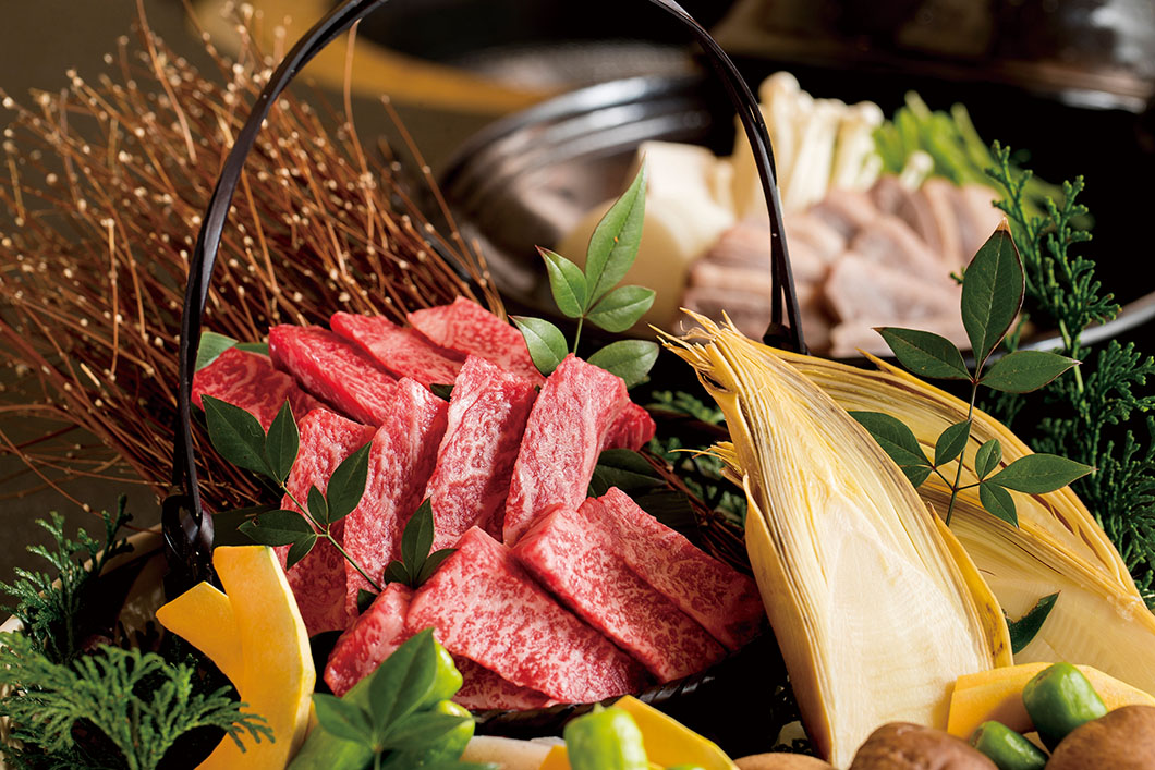 Image: Close-up of Hyoe Koyokaku Kobe beef