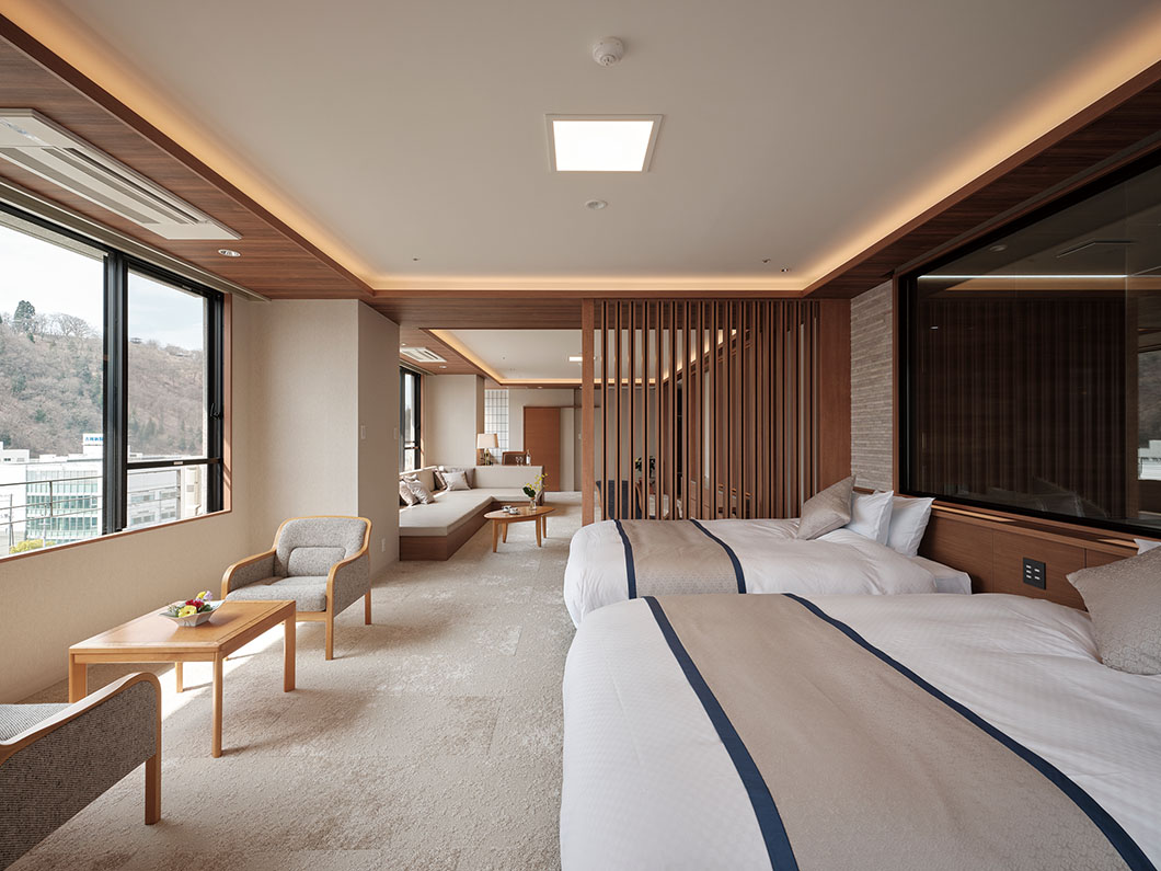 Image: Takinoyu Main Building Prestige Twin Room 551