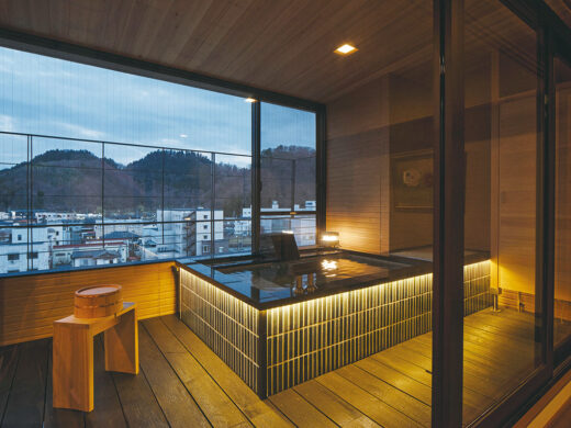 Image: Takinoyu Premium Japanese-style room with panoramic bath