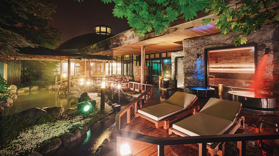 Photo: Outdoor space of "Oni Sauna"