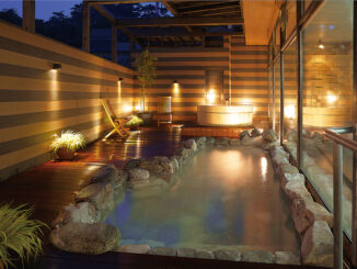 Image: Open-air bath