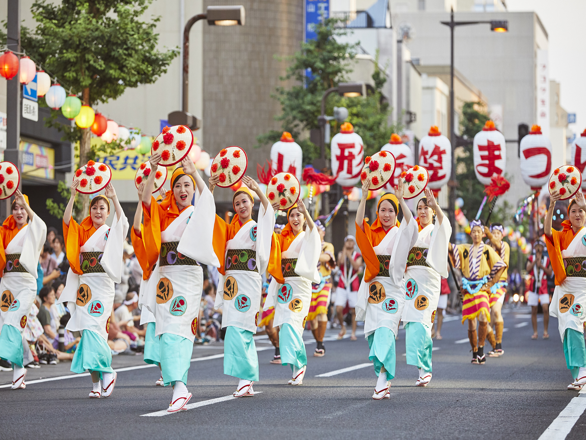画像：花笠まつり