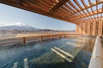 画像：露天風呂富士山