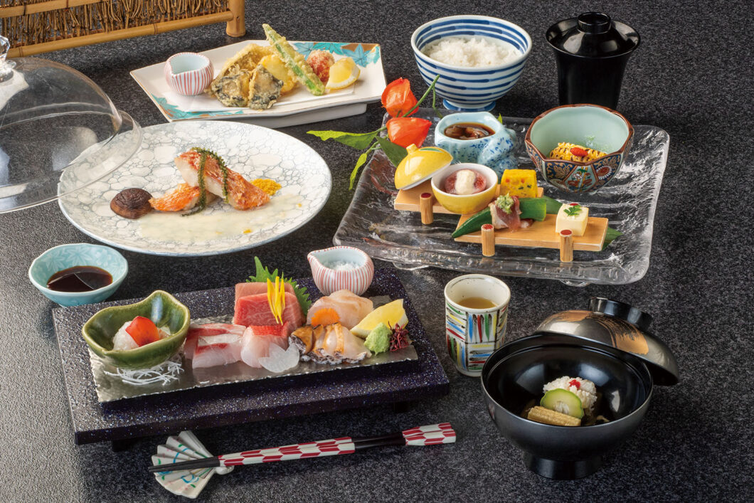 夕食の会席料理