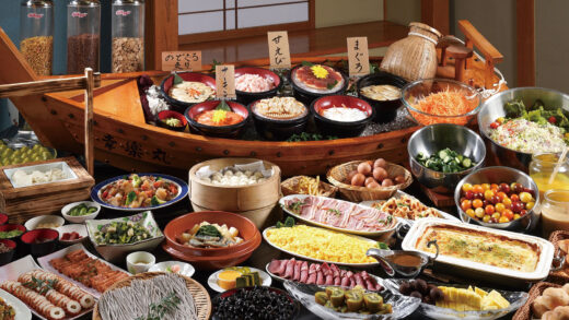 朝食ビュッフェ