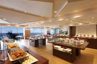 朝食バイキング会場