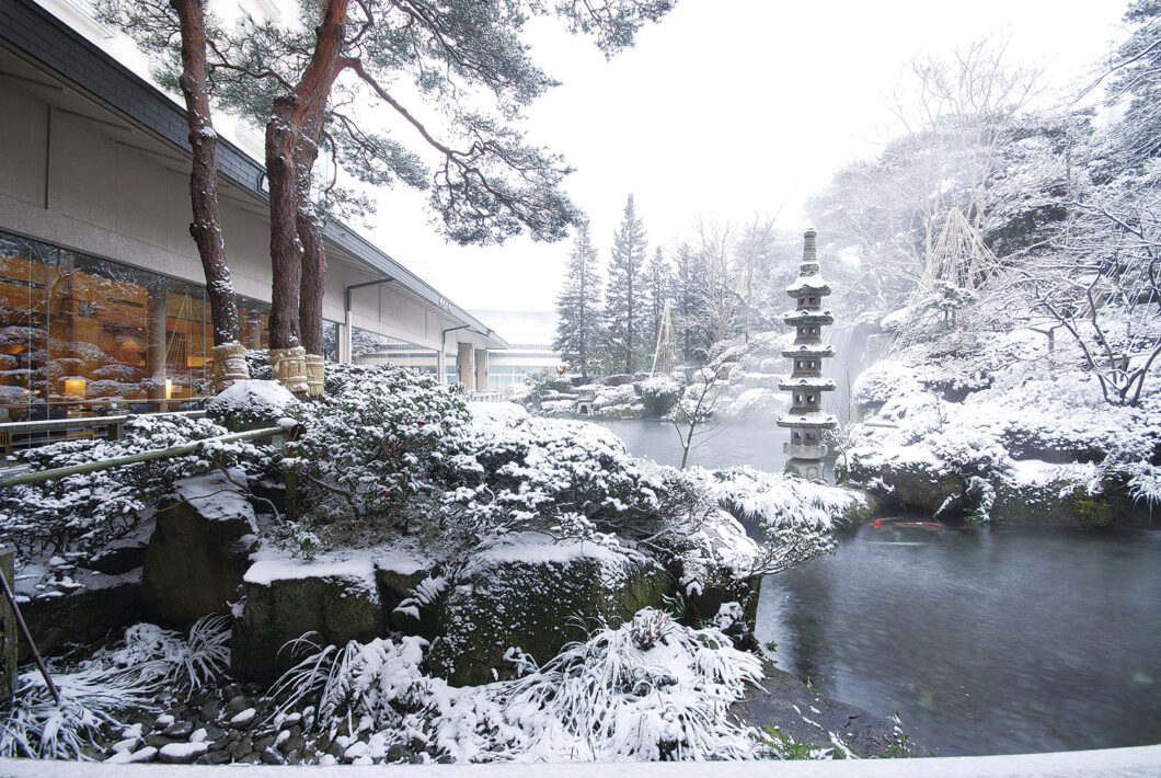 冬の日本庭園